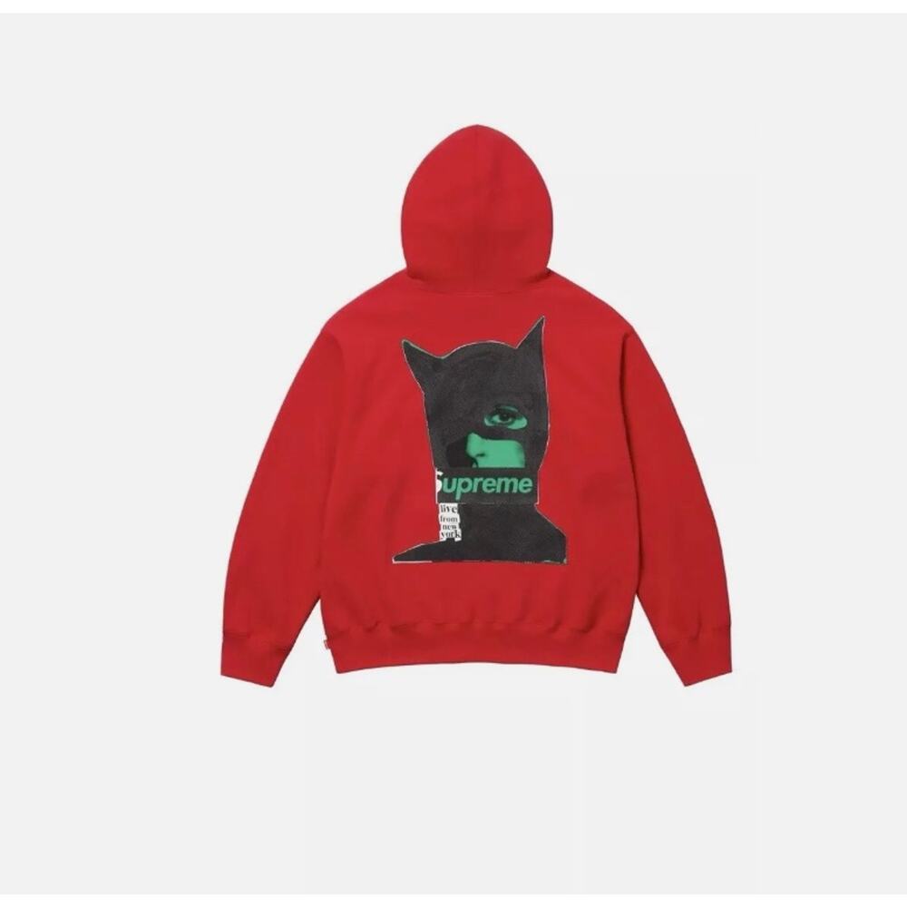 Supreme Catwoman Hooded Sweatshirt*RED*NEW in BAG! RARE HARD TO FIND*L